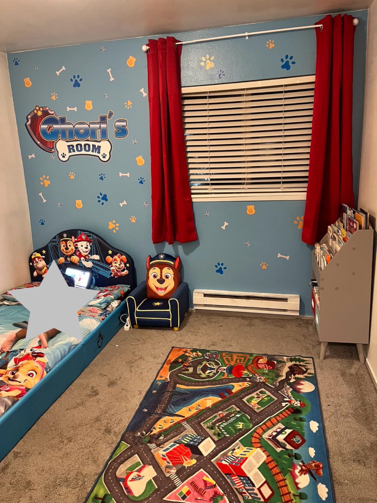 Custom Puppy Rescue Name Wall Decal — Personalized Kids’ Room Wall Sticker