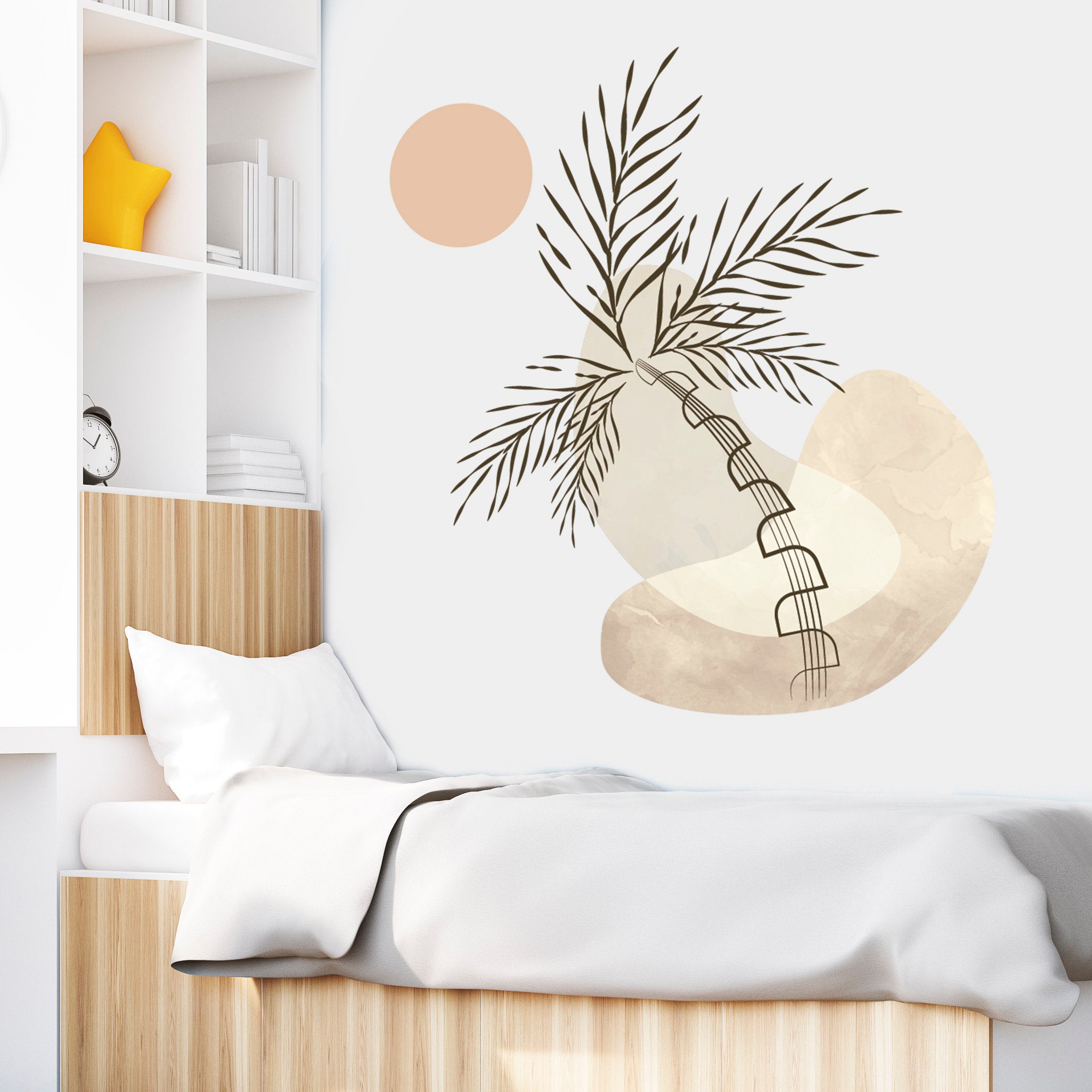 Praia Sol Areia Vinil Autocolante - Decoração de Sala  - Autocolantes Decorativos - Decoração Bohemia - Decoração Verão Praia - MR445