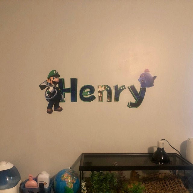 Custom Name Wall Decal Sticker Vinyl - Kids Decor Room