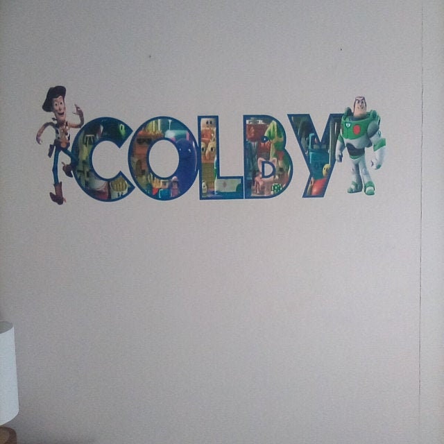 Custom Name Wall Decal Sticker Vinyl - Kids Decor Room