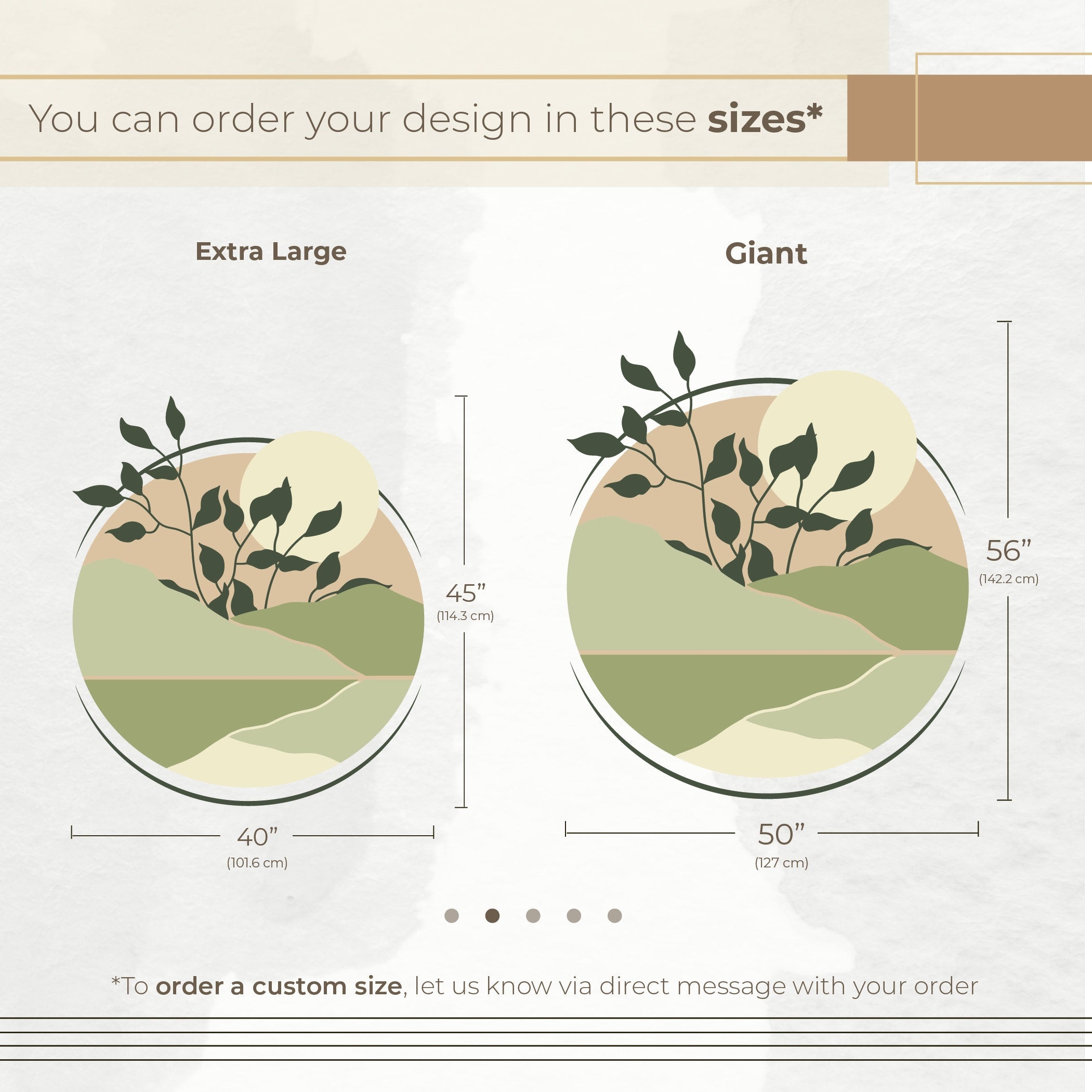 Sol Arte Circulo Adesivo de Parede - Decoração de Sala  - Lua Autocolantes Decorativos - Papel de Parede Autocolante - Decoração Bohemia