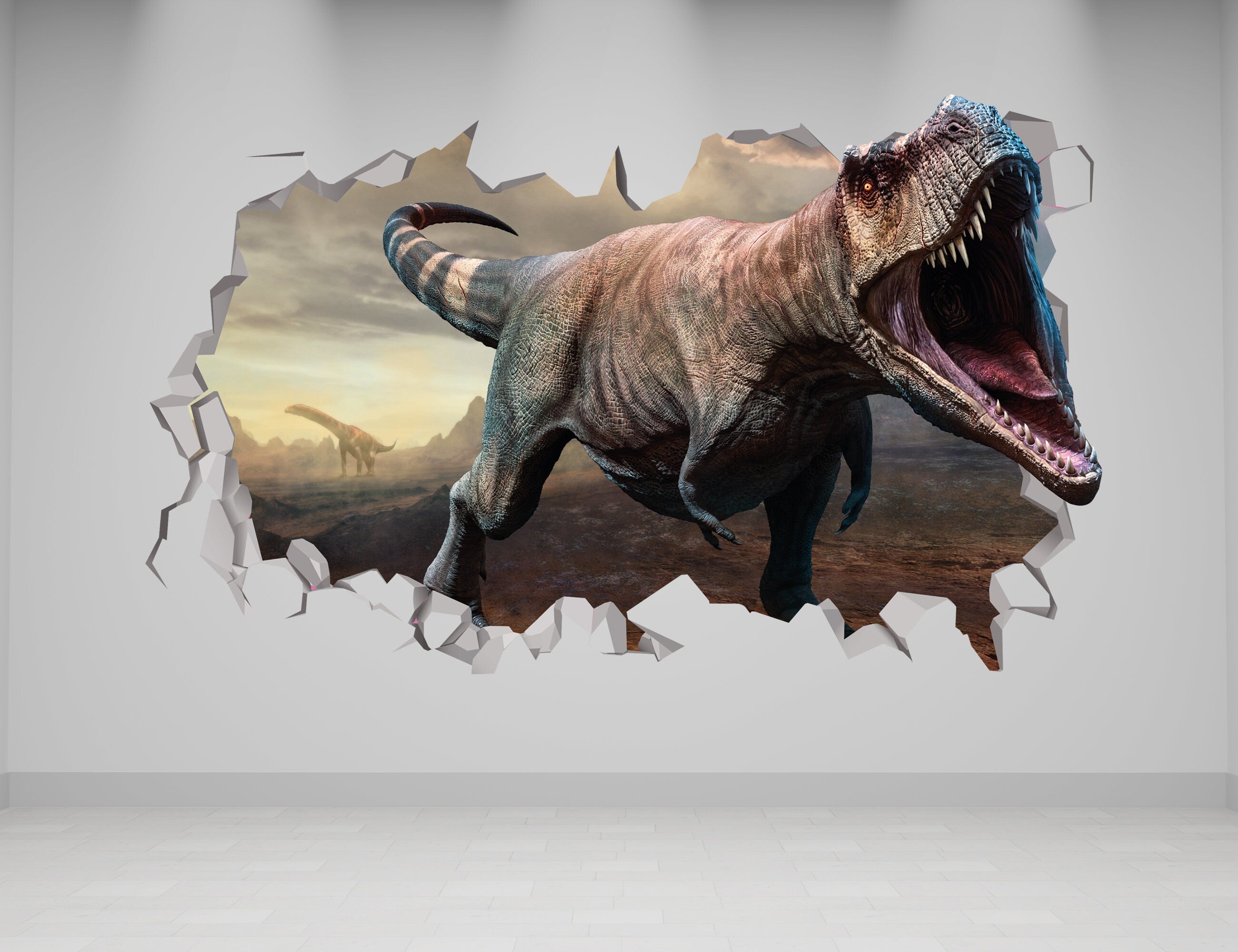 Autocolante de Parede de Dinossauro - Autocolante de Dinossauro para Crianças